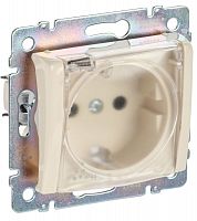 695640 Розетка 1-м СП Valena IP44 2P+E с заземл. механизм сл. кость (DIY-упак.) IEK 