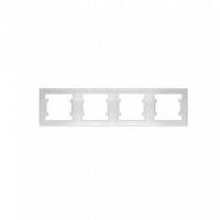 7947502 Рамка 4-м Бриллиант горизонт. бел. UNIVersal 