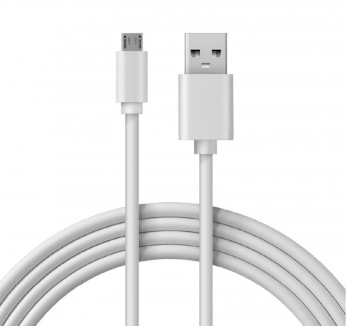 18-4269 Кабель USB microUSB длинный штекер 1м бел. Rexant 