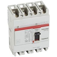 027032 Выключатель автоматический 4п 25А 20кА DRX125 термомагнитн. расцеп. Leg 