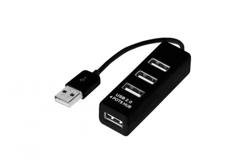 18-4103 Разветвитель USB на 4 порта черн. Rexant 