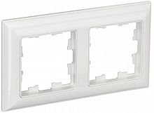 BR-M22-12-K01 Рамка 2-м BRITE РУ-2-Бр бел./бел. IEK 