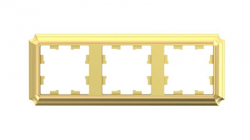 ATN101603 Рамка 3-м AtlasDesign Antique универс. зол. SE 