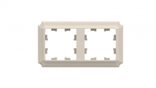 ATN100202 Рамка 2-м AtlasDesign Antique универс. беж. SE 