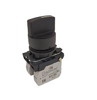 Переключатель КПЕ-4110-Р УХЛ3 1НО+НЗ 10А IP40 рукоятка на 3 положения с самовозвратом d посадочного отверст. 22мм черн. ЭЛЬКОМ A8012-79689551