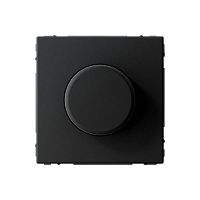 GAL001023 Светорегулятор поворотно-нажимной (диммер) ArtGallery LED RC 400Вт механизм карбон SE 