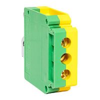 scr-ut-35-pe Колодка клеммная винтовая 35 UT земля EKF 