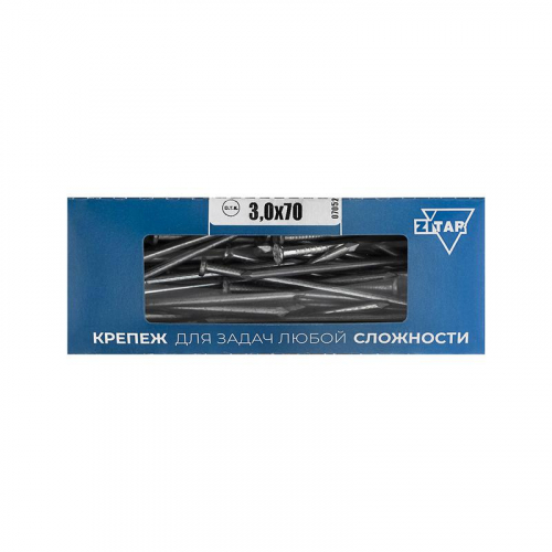 102030 Гвоздь строительный 3х70 оцинк. (уп.400г) Tech-Krep/Zitar 