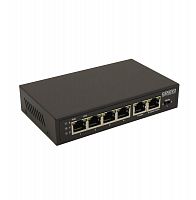 13247 Коммутатор PoE/ удлинитель SW-20600/D Fast Ethernet на 6 портов с питанием по PoE OSNOVO 