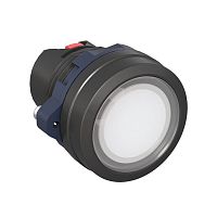 M22P-FLLWP Головка кнопки плоская прозрачная с фиксацией бел. DKC 