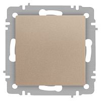 Б0063610 Кнопка Accent 6-109-04 10А-250В IP20 СУ шампань Intro 