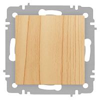 Б0063626 Кнопка Accent 6-109-11 10А-250В IP20 СУ сосна Intro 