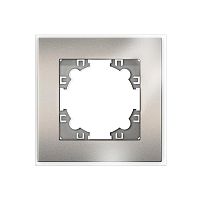 2284 Рамка 1-м Афина стеклянная мокко UNIVersal 