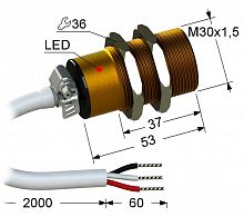 A8010-34129597 Выключатель бесконтактный PS2A-30M53-10B31-Z (ВБ2А.30М.53.10.3.1.Z) МЕГА-К 