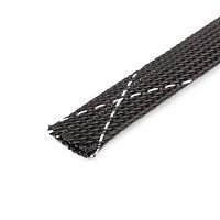 102343 Оплетка кабельная из полиэстера XP-50 черн./бел. (уп.50м) Fortisflex 