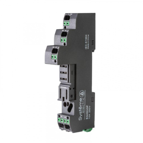 SGZE05P Розетка для реле 1СО скоба mixed push in SE 