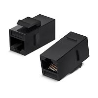 9679c Адаптер проходной формата Keystone RJ45-RJ45 (8p8c) кат. 5Е неэкранир. CA-KJ-8p8c-C5e Cabeus 
