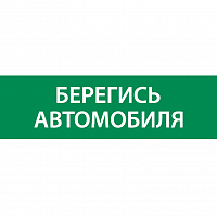 V5-EM02-60.002.044 Знак "Берегись автомобиля" 310х90мм для аварийно-эвакуационного светильника Basic IP65 VARTON 