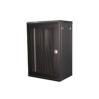 DR-655001 Шкаф телекоммуникационный настен. 19дюйм 18U 901х600х450мм дверь перфорация черн. Datarex 