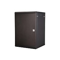 DR-645101 Шкаф телекоммуникационный настен. 19дюйм 18U 901х600х600мм дверь метал. черн. Datarex 