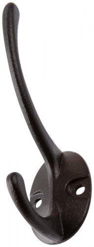 66874 Крючок-вешалка двойн. черн. 6687