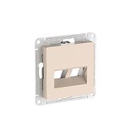 ATN000290 Накладка двойная AtlasDesign для информационных функций типа Keystone беж. SE 