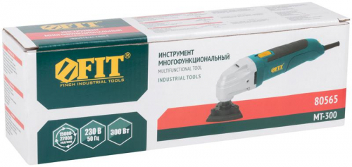80565 Инструмент многофункциональный 300Вт 15000-22000ход/мин FIT  фото 3