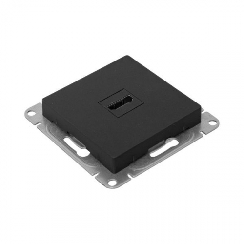 UP1-SOB-HDMI Розетка СП Эпика HDMI механизм черн. EKF  фото 4