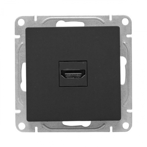 UP1-SOB-HDMI Розетка СП Эпика HDMI механизм черн. EKF  фото 7