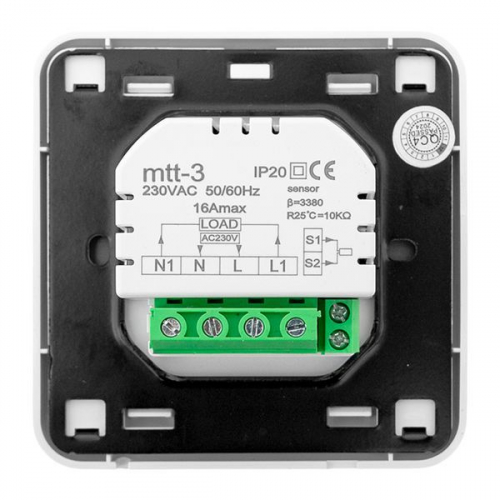 mtt-3 Термостат механический для теплых полов 16А 230В EKF  фото 4