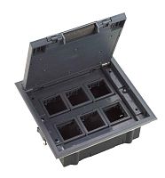 MDK10112 Люк MultiDesk MDK10 на 12мод. IP40 с монтажной коробкой для фальшпола SE 