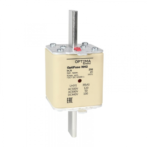 374948 Вставка плавкая OptiFuse NH2-80-gG-УХЛ3 КЭАЗ 