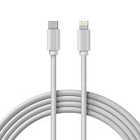 18-1129 Кабель Lightning - Type-C 3А 1м ПВХ бел. Rexant 