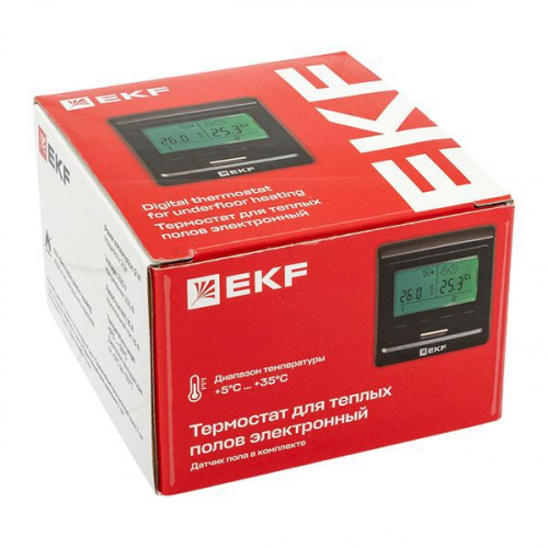 ett-1b Термостат электронный 16А 230В для теплых полов EKF  фото 11