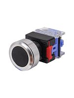 ET859209 Выключатель кнопочный ВК30-10/N/P 1НО цилиндр d30мм IP65 черн. Электротехник 