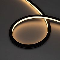 049081 Лента светодиодная NOVA-TOP-BLACK-A120-16x15mm 24В Warm 3500К 10Вт/м IP67 2835 wire x2 вывод боков. герметичная (уп.5м) Arlight 