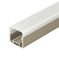 055097 Профиль LINE-D-3030-2000 SQUARE OLIVE GREY+OPAL L2000 с экраном алюм. (компл.) Arlight 
