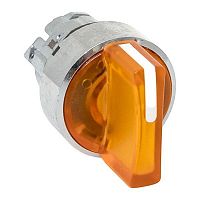 XB4BD2FL-Y-65 Механизм переключателя исполнительный XB4 IP65 на 2 положения с фиксацией с подсветкой с короткой ручкой желт. EKF 