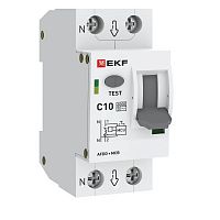 afdd-2-10C-pro Устройство защиты от дугового пробоя с автоматическим выключателем (УЗДП) 1P+N C 10А 6кА PROxima EKF 