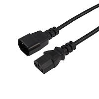04-2724 Шнур сетевой IEC 320 C13 - IEC 320 C14 3х0.75кв.мм 6А 3м Rexant 