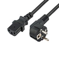 04-2732 Шнур сетевой СЕЕ 7/7 (Schuko) - IEC 320 C13 3х0.75кв.мм 6А 1.2м Rexant 