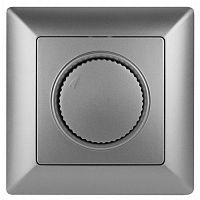 Б0053707 Светорегулятор поворотный СП Solo 4-401-03 600Вт 230В IP20 алюм. Intro 