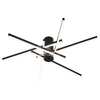 Б0068479 Светильник светодиодный Violet 6180-201 LED 90Вт 3000-6000К потолочн. черн. с пультом Rivoli 