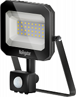 95429 Прожектор светодиодный 95 429 NFL-05-30-6.5K-BL-SNR-LED 30Вт 6500К IP65 3000лм черн. с ИК датчиком движения Navigator 