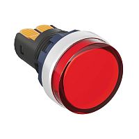 M22L-F220RAP Индикатор сигнальный со встроен. диодом 220В зажим Plug-In алюм. красн. DKC 