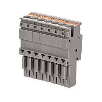 VPR-P-2.5-7 Штекер зажим push-in 7 точек подкл. 2.5кв.мм сер. DKC 