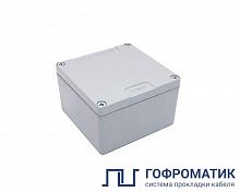 zeta30391 Коробка ответвительная 100х100х61 IP66/67 алюм. ГОФРОМАТИК 