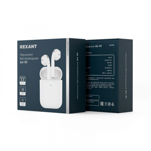 18-2005 Наушники беспроводные Air R1 Rexant  фото 2
