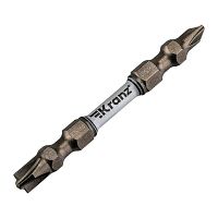 KR-92-0451-1 Бита для шуруповерта PH/SL1хPH/SL2х65мм (уп.2шт) Kranz 