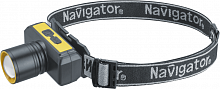 95556 Фонарь аккумуляторный налобный 95 556 NPT-H41-ACCU 1LEDx10Вт 4реж Li-ion 1.2А.ч NAVIGATOR 